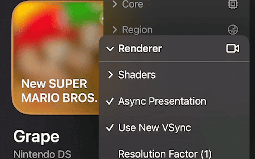 Enabling Async Presentation in Folium Renderer settings