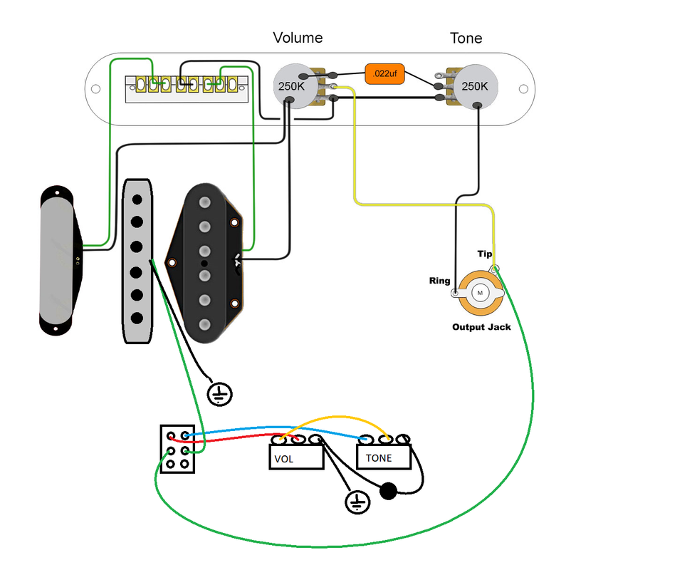homebrew paranormal nashville tele wiring