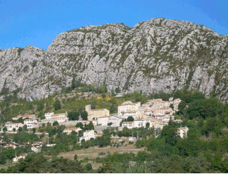 Vue sur Saint-Auban