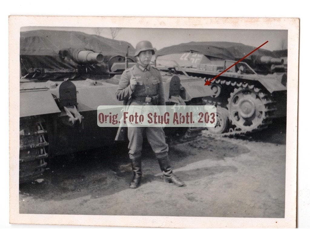 Foto Panzer StuG Sturmgeschütz-Abteilung 203