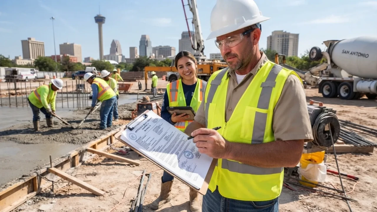 Concrete Contractor Insurance Verification San Antonio