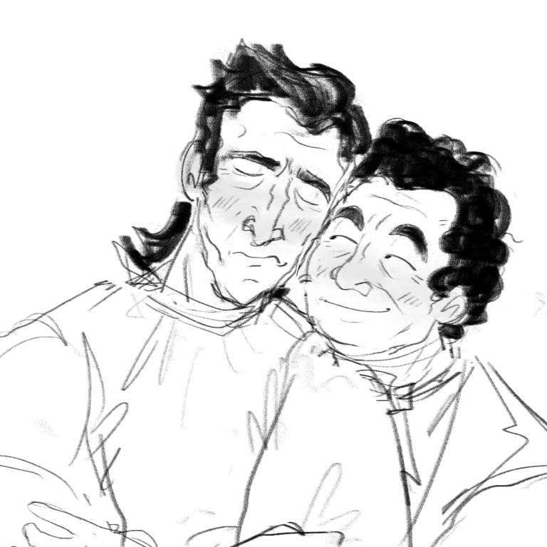 art of SCP 049 & 035 as humans.