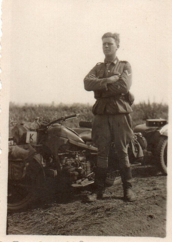 Wehrmacht NSKK Kraftfahr Korps Zündapp Seitenwagen Krad Motorrad Kfz Kradmelder