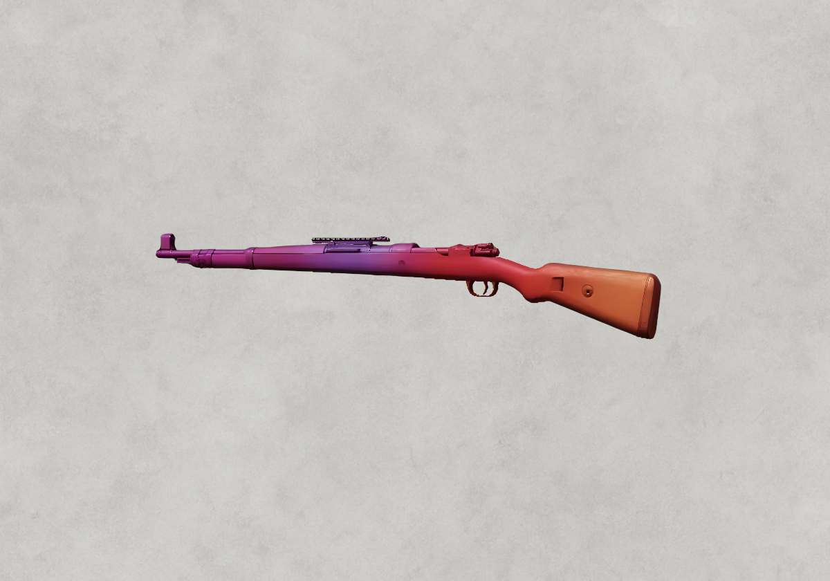 سكن Kar98k Iridescent Flesh متعدد الألوان في ببجي
