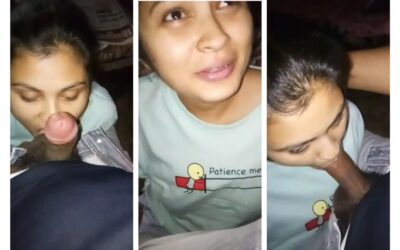Desi girlfriend giving blowjob new viral
