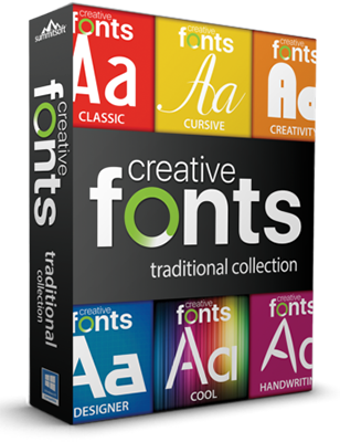 Summitsoft Traditional Fonts Collection 2022 Creative-Fonts-Collections-box-shots-TRADITIONAL-new-346x450