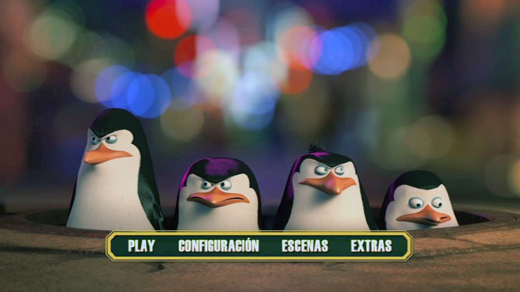 THE PENGUINS OF MADAGASCAR MENU - Los pingüinos de Madagascar (The Penguins of Madagascar) [2014] [Comedia, aventuras] [DVD9] [PAL] [Leng. ESP/ENG] [Subt. ESP/ENG]