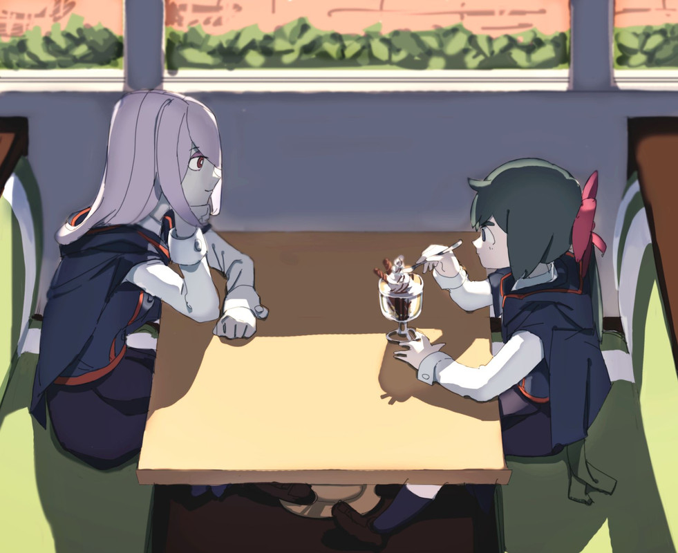 sucy-manbavaran-and-constanze-amalie-von-braunschbank-albrechtsberger-little-witch-academia-drawn