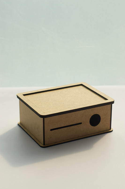 Caixa MDF Lisa para Desafio das Economias