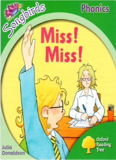 Download Miss! Miss! Oxford Reading Tree: Level 2. Songbirds Phonics PDF or Ebook ePub For Free with | Phenomny Books