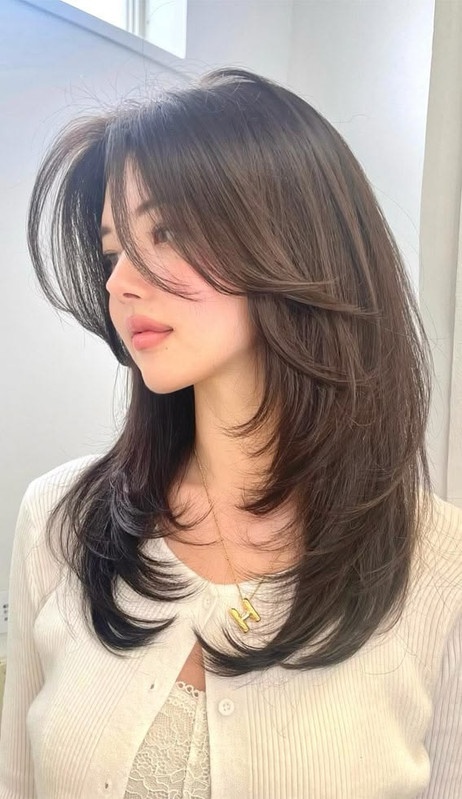 Layered Waves Hair Cut