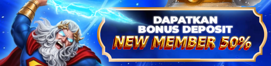 BONUS MEMBER BARU 50%