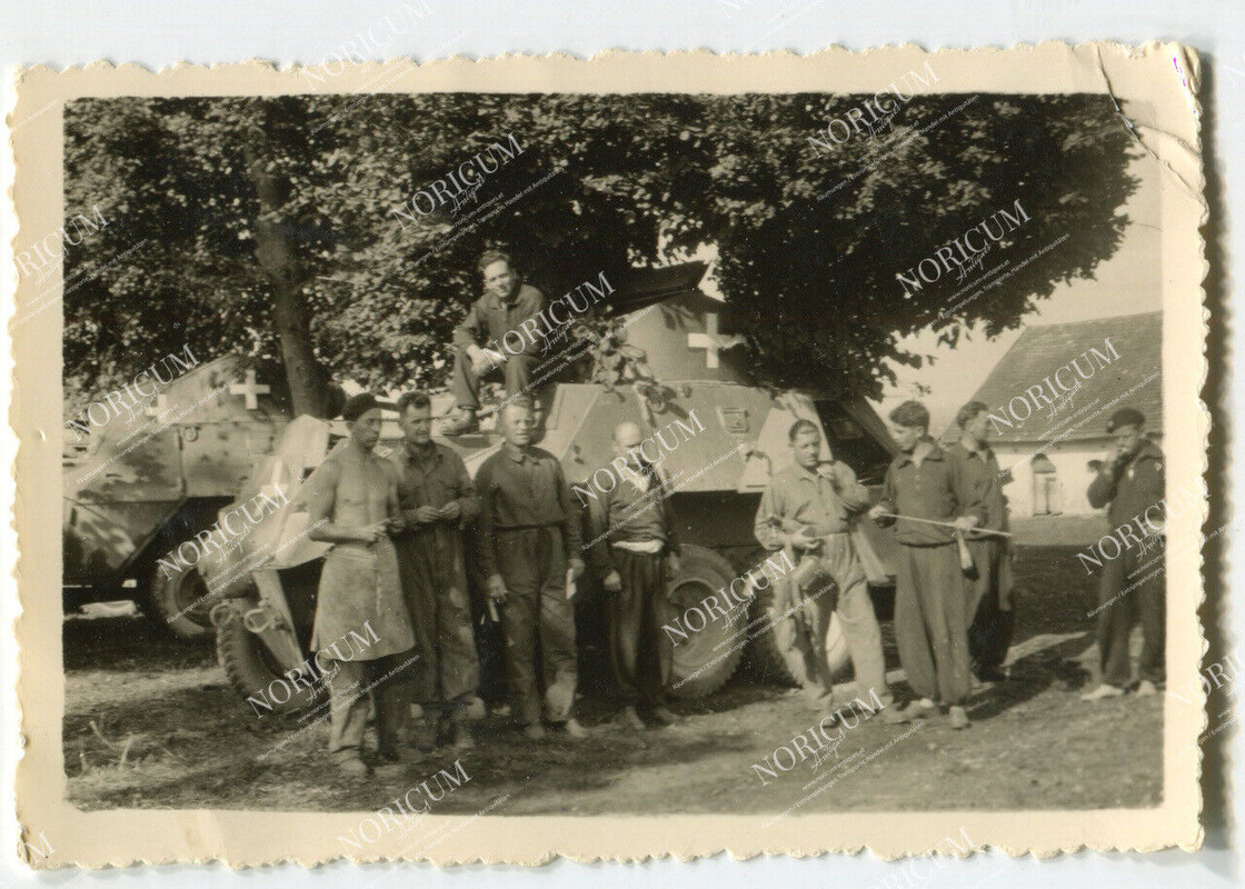 Foto bei Cieszyn Polen Polizei Bataillon (mot.) Radpanzer STEYR ADGZ Tank