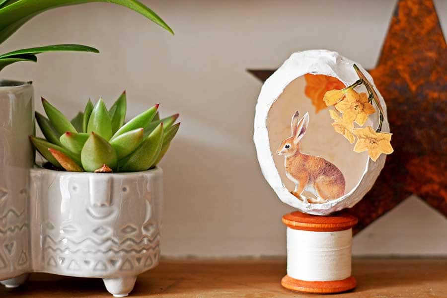 Paper mache crafts for home decor