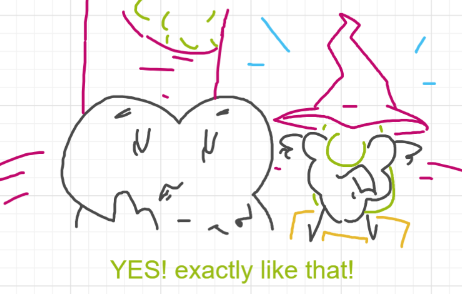 A panel from The Prime Number Few, episode eight of the Board Boards object show by Furretwalk/WalkingFurret.