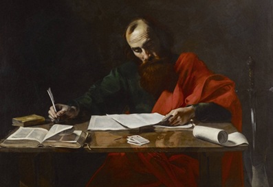 Noi sacerdoti, celibi come Cristo dans Articoli di Giornali e News San-Paolo-scrive-le-epistole-V-de-Boulogne-1620