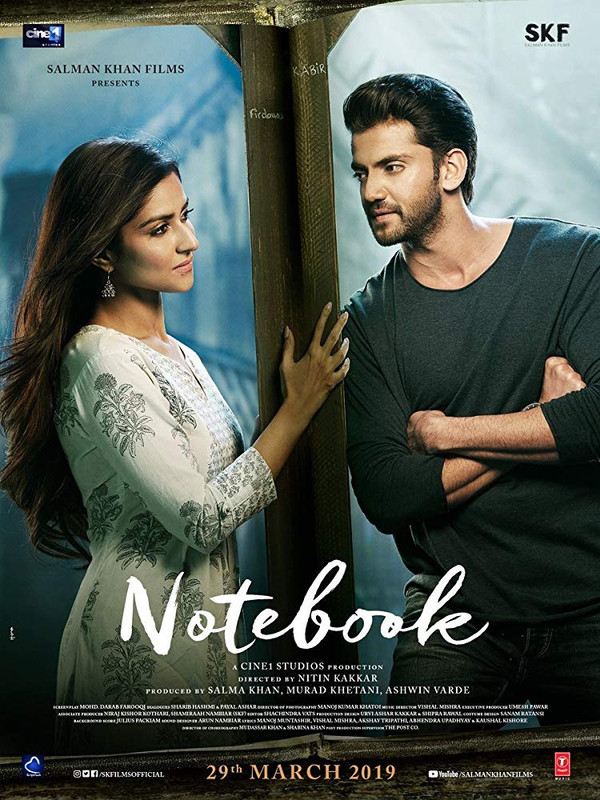Notebook 2019 Hindi Full Movie DVDScr 400MB Free Download