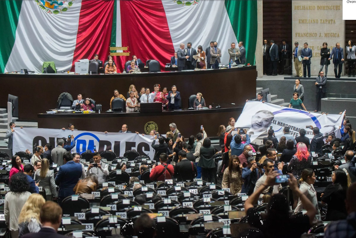 Cancelan sesión en San Lázaro tras reclamos de Morena al PAN por caso García Luna