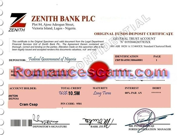 BANK DRAFT Mark Bemer