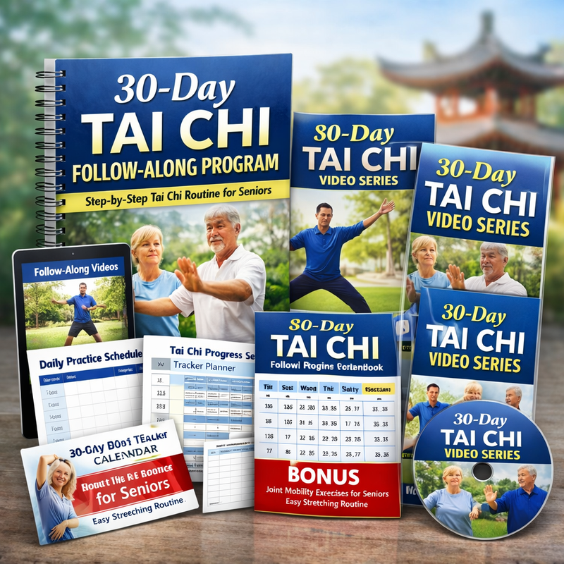 30-Day Tai Chi Follow-Along Program mockup