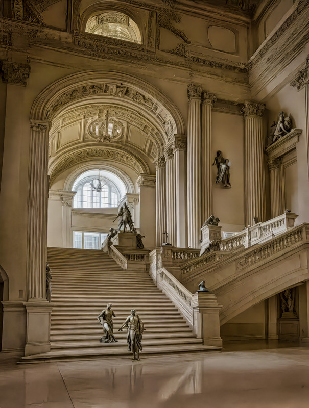 Gerichtsurteil in Stein gehauen (Justiz)