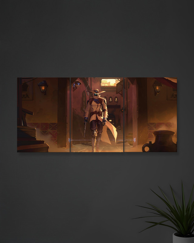 Cypher | Valorant | Games | 3 Piece Split Posters