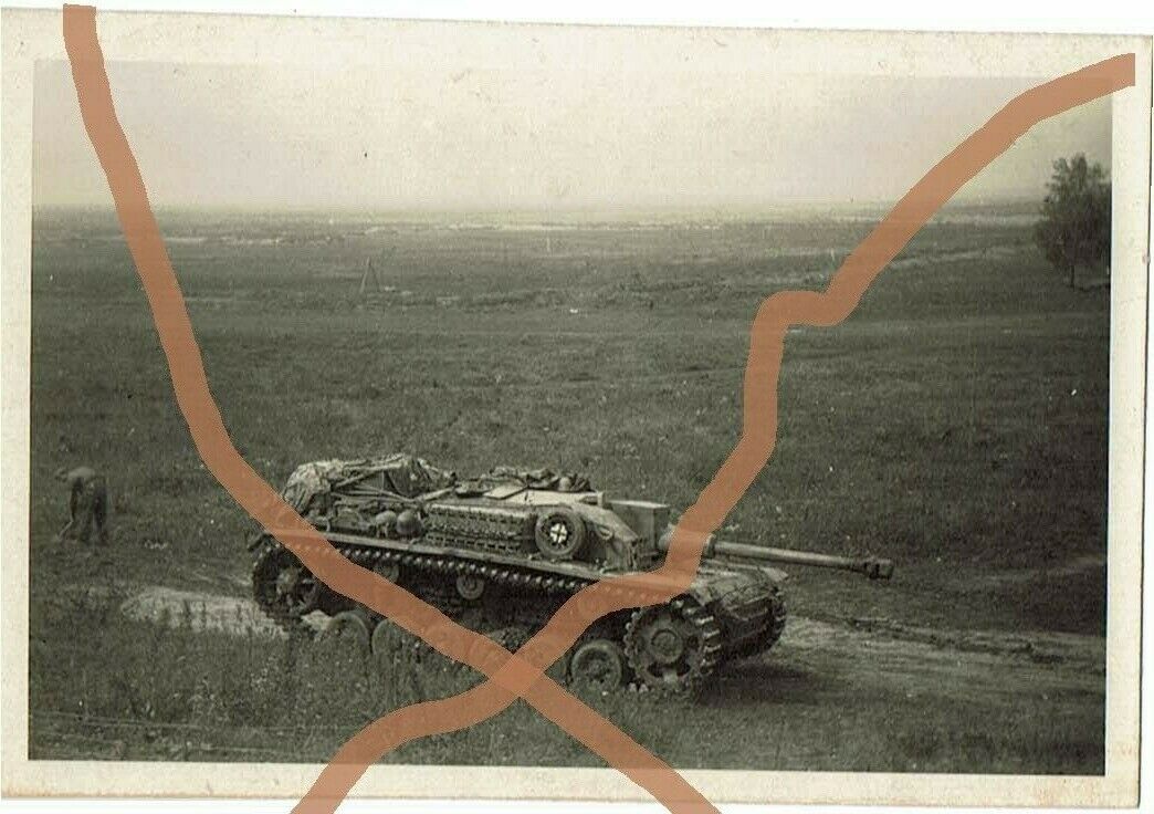 Sturmgeschütz Wehrmacht Panzer Langrohr Tank Russia Kradmelder StuG