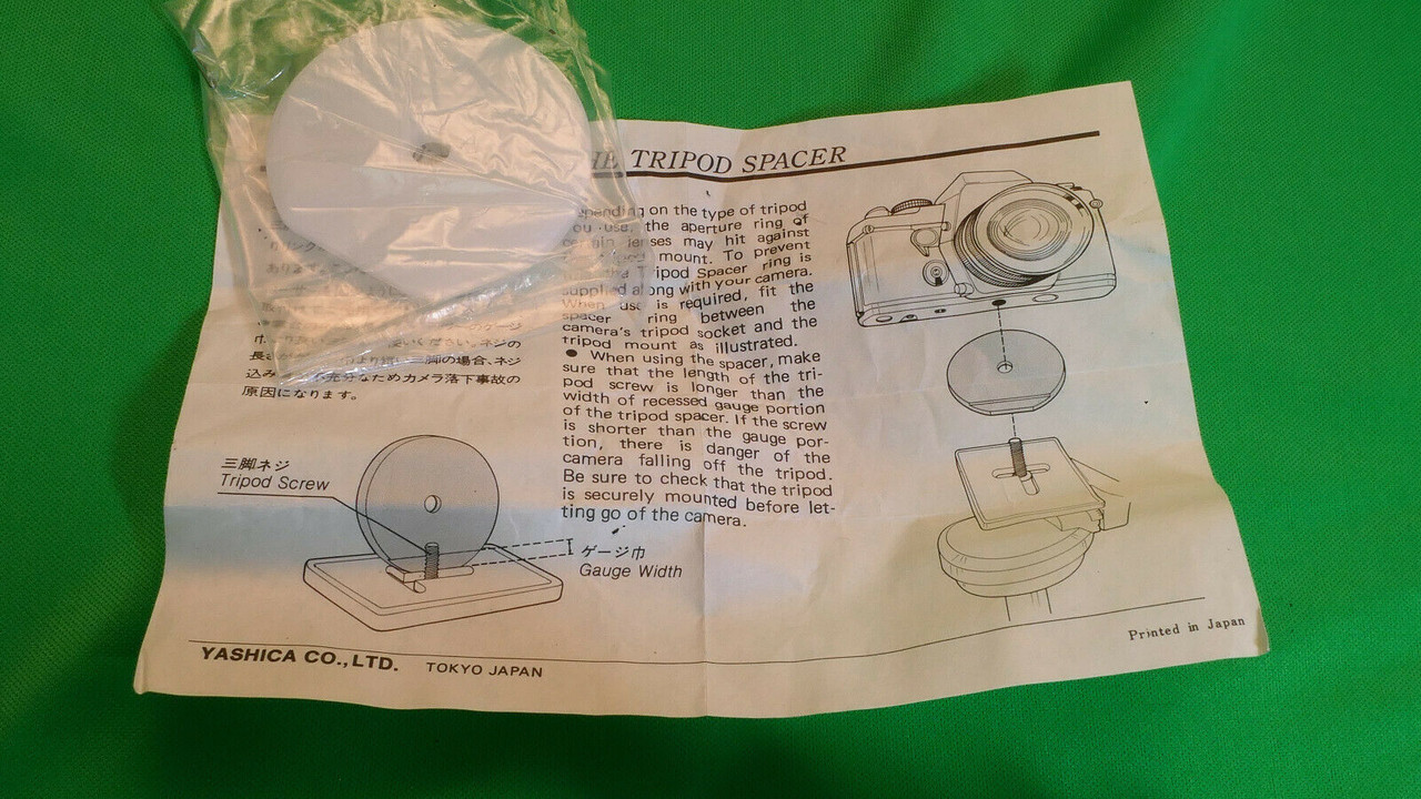 Yashica Tripod Spacer | Yashica Forum, image size:1280x720