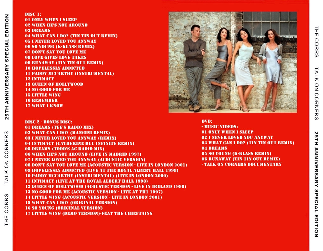 Talk On Corners (25th Anniversary Special Edition) (Fundo)