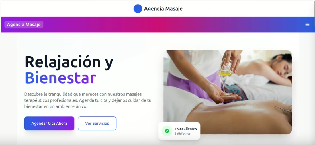 Massage Booking App