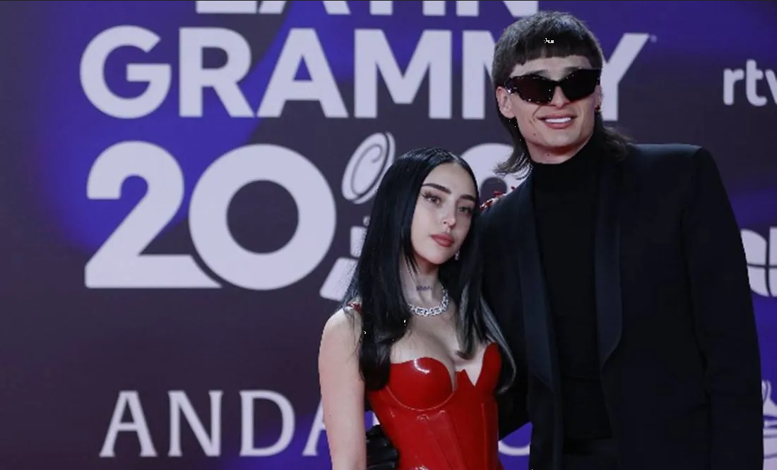 Peso Pluma y Nicki Nicole hacen oficial su romance en los Latin Grammy 2023