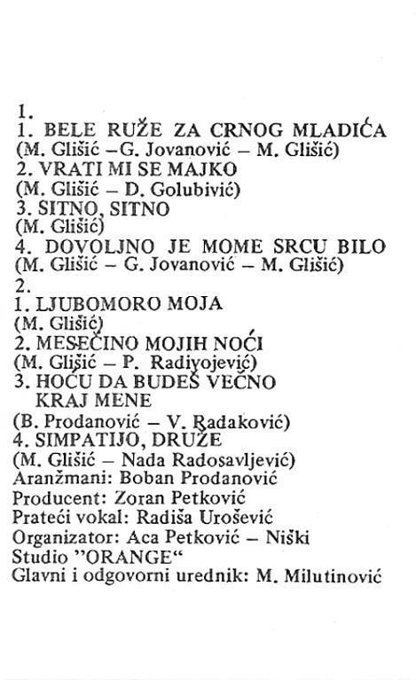 Jasmina Petkovic 1991 kz