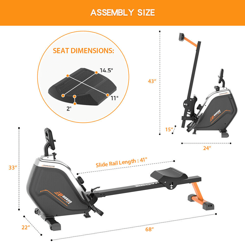 seated rowing machine