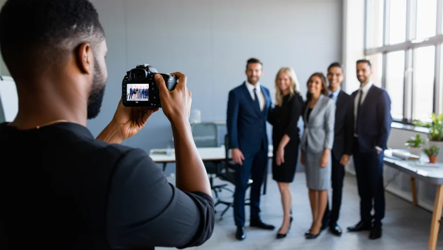 Корпоративная съемка на празднике