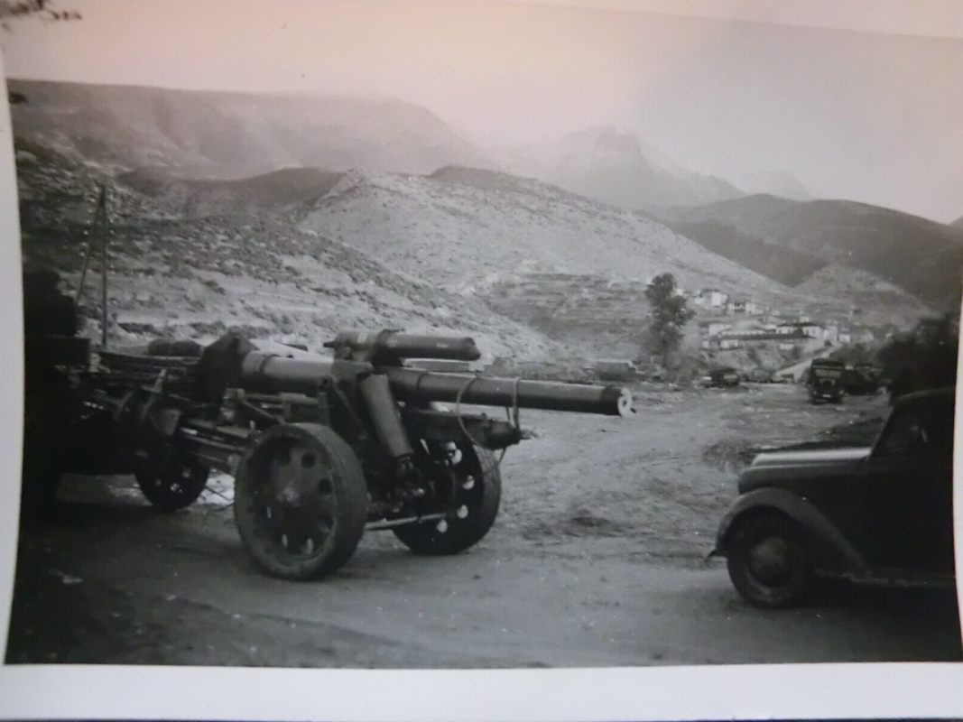 Foto Flak - Pak - Geschütze in Polen u.Rußland an der Front5