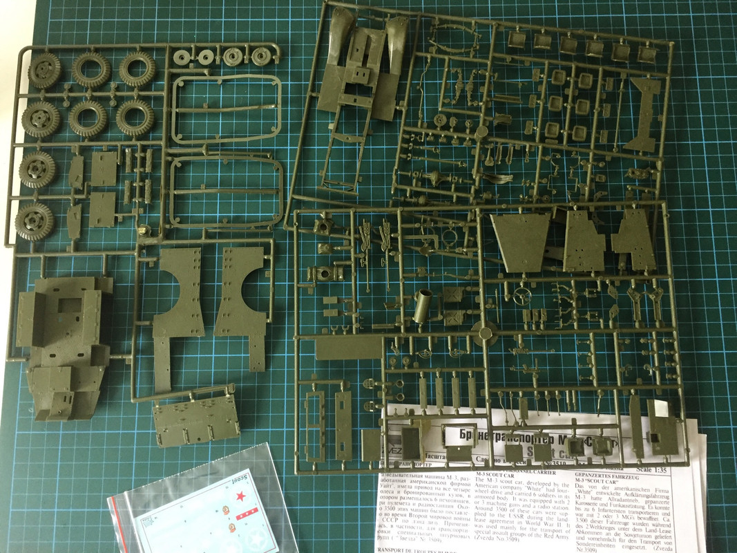Maquette WHITE M3A1 SCOUT CAR 1/35° AIRFIX