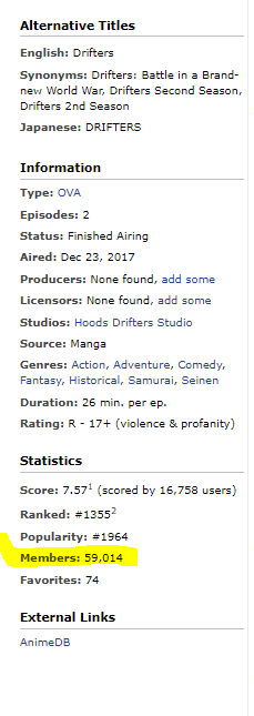 drifters | 26min eps - 1497 - 3MMNRhP