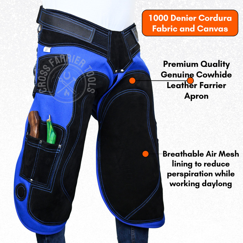 Farrier Apron 1000 denier Cordura cowhide leather