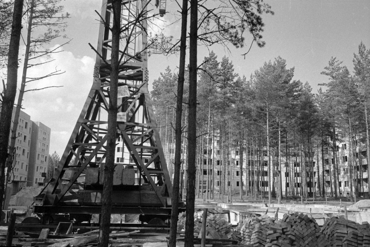 SNIEČKAUS (DABAR – VISAGINAS) MIESTO STATYBA 1976