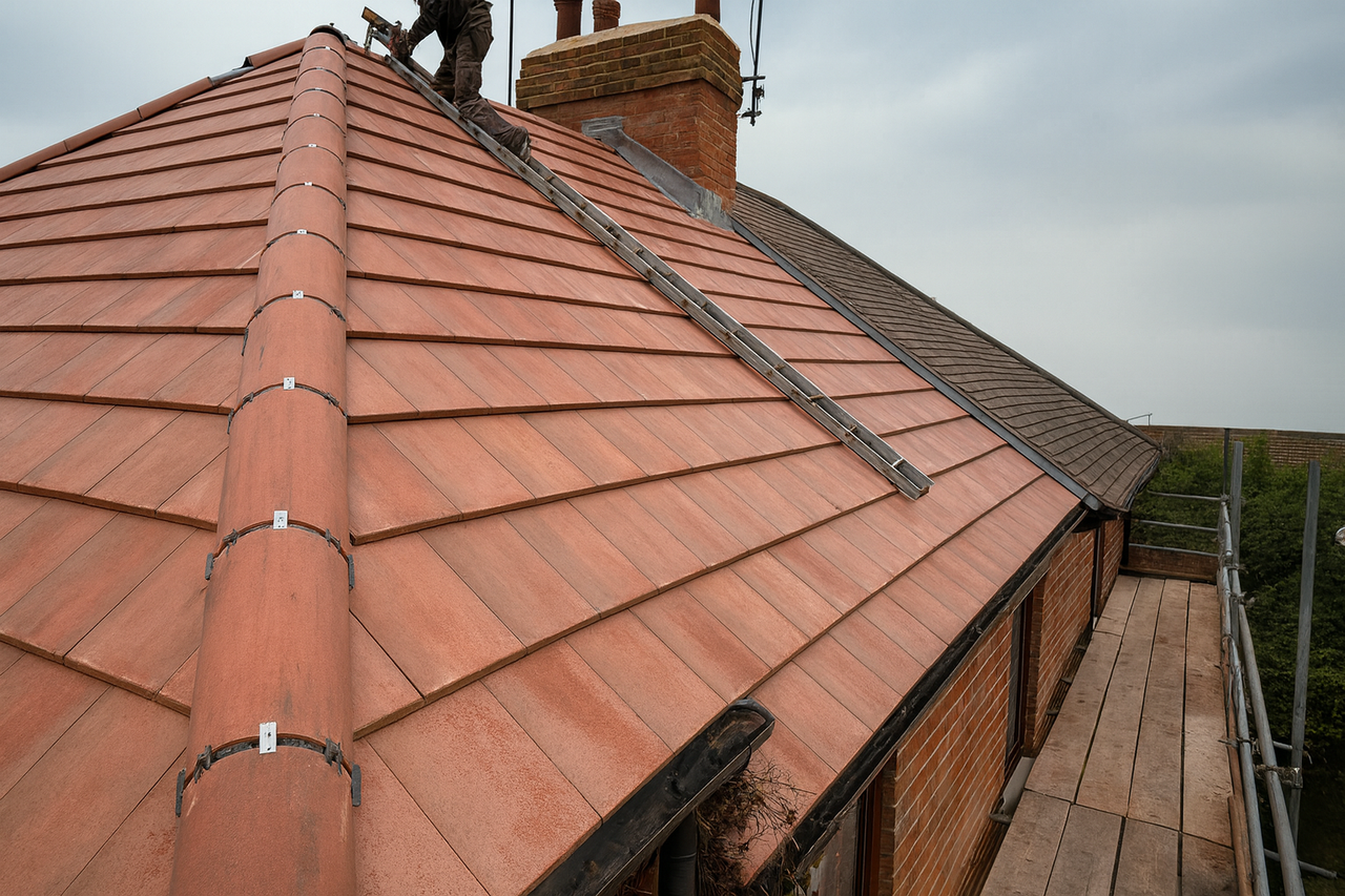 Terracotta Tile Roof Installation - Pudsey