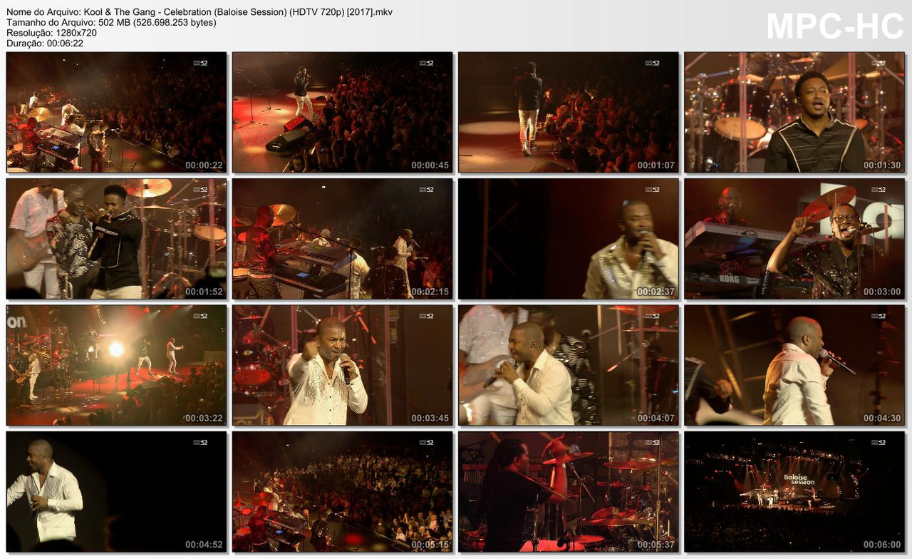 Kool & The Gang - Celebration (Baloise Session) (HDTV 720p) [2017]