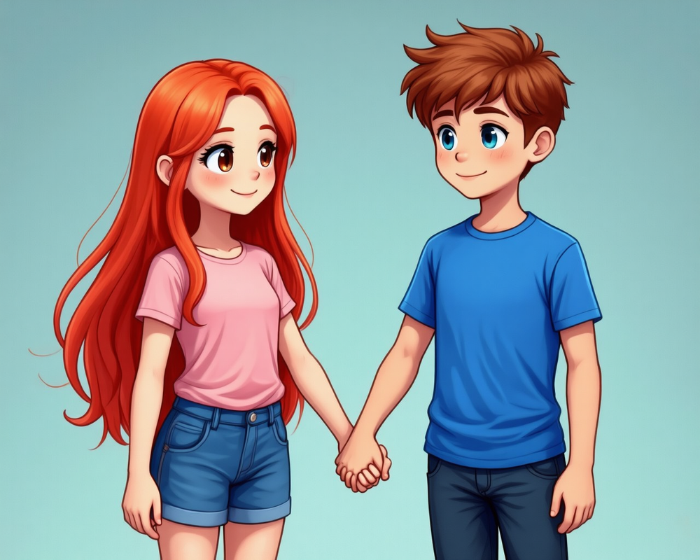 identity_structure_test_1_013_1girl_red_hair_AND_1boy_blue_shirt_TOGETHER_holdin_00001_
