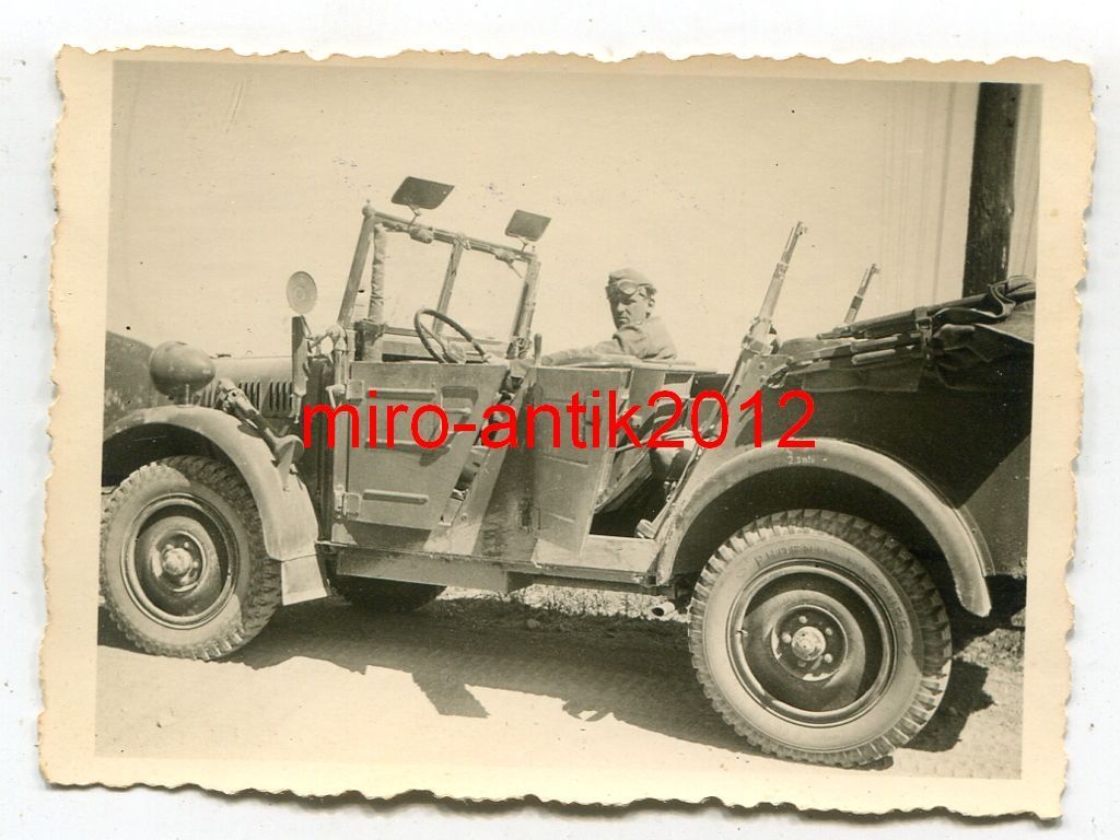 Foto, Wehrmacht, PKW, Kübelwagen, Stoewer in Kat