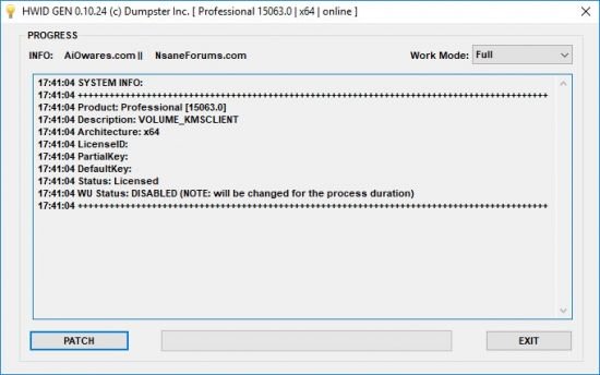 Hwidgen 62.01 - Digital Licence Activator For Windows 10
