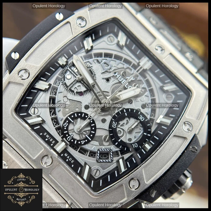 Hublot Spirit of Big Bang – Titanium 42 mm Automatic Skeleton Chronograph - Super Clone