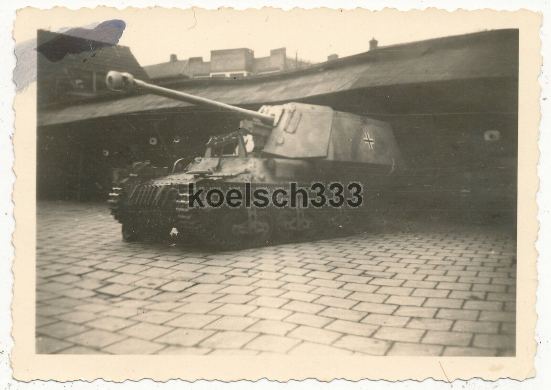 Foto Panzerjäger Marder I ! Französisches Lorraine Beute Panzer Fahrwerk !