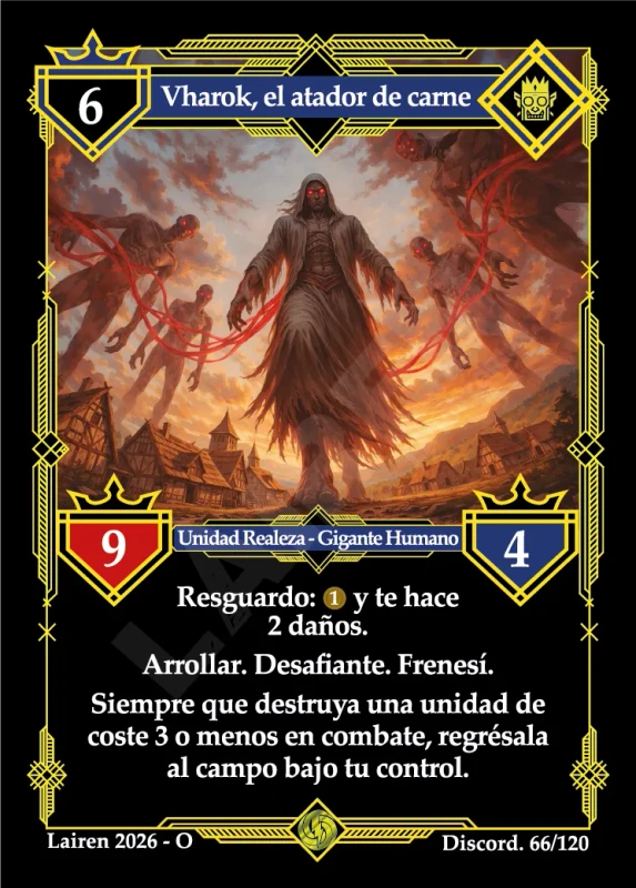 VHAROK, EL ATADOR DE CARNE