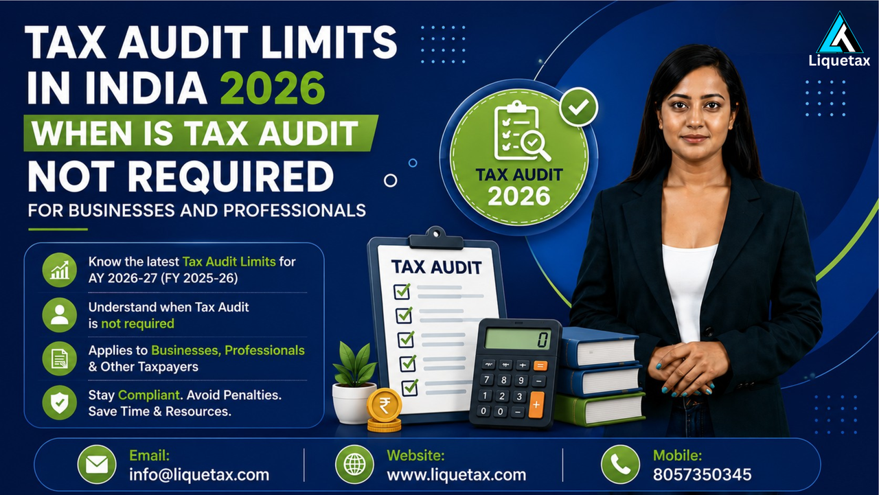 Tax Audit Limits in India – When Is a Tax Audit Not Required?