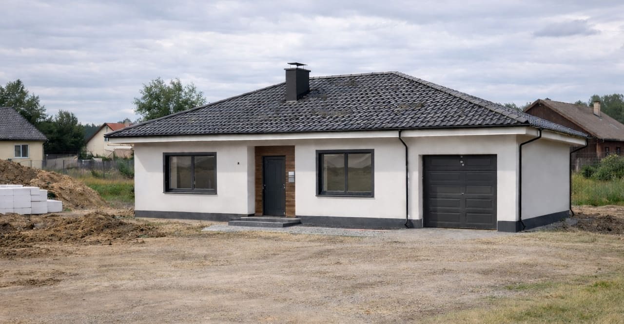 Дом на плитном фундаменте