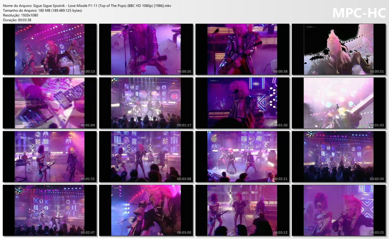Sigue Sigue Sputnik - Love Missile F1-11 (Top of The Pops) (BBC HD 1080p) [27.02.1986]